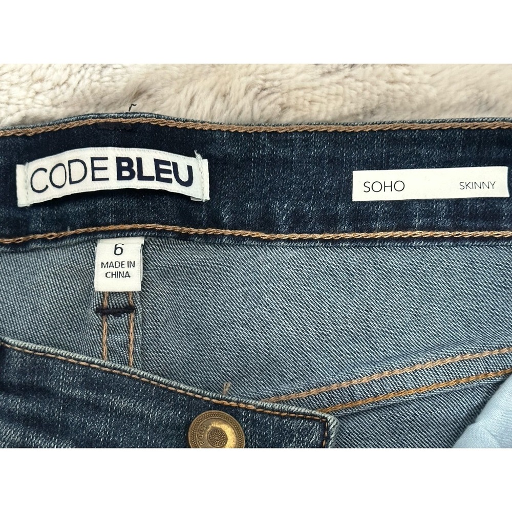 Code Bleu Jeans Soho Skinny Size 6 - Picture 3 of 3